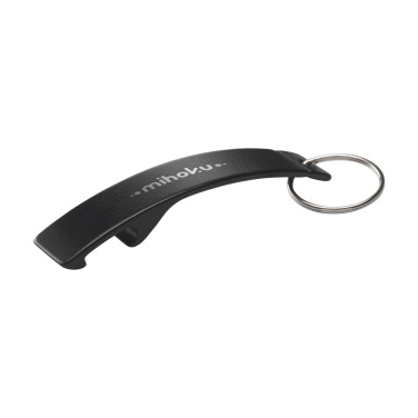 Logo trade advertising products picture of: Alu Opener GRS Recycled keyring