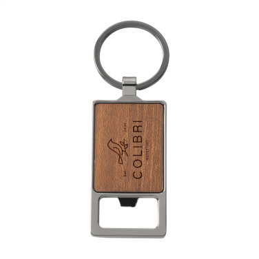 Logo trade promotional item photo of: Sammy bottle opener / keyring