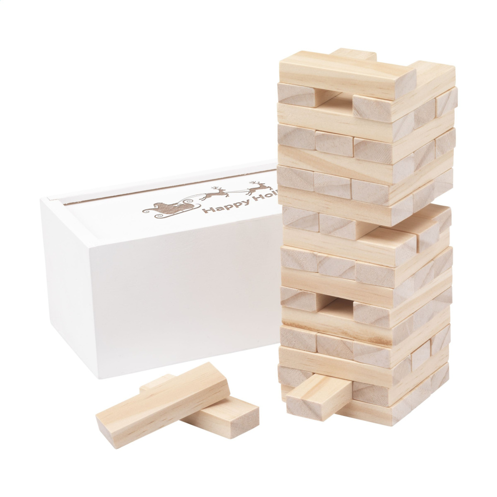 Logotrade promotional item picture of: Tower Game Deluxe X-Mas