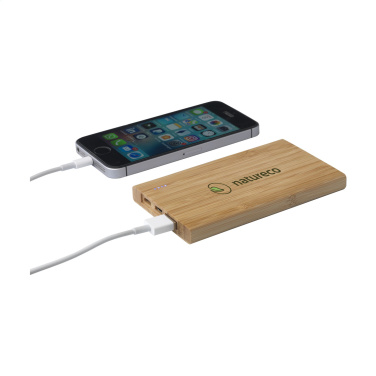 Logotrade business gift image of: Bamboo 4000 Powerbank external charger