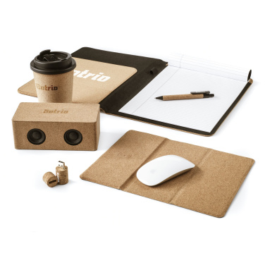 Logotrade promotional merchandise image of: Cork Wireless Charging Mousepad