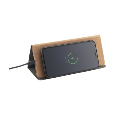 Logotrade promotional items photo of: Cork Wireless Charging Mousepad