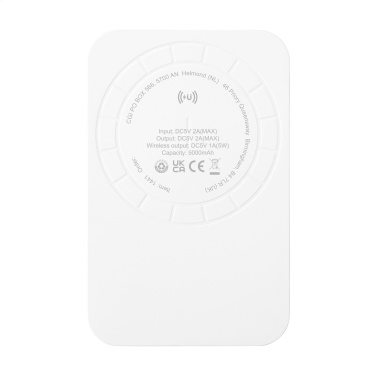 Logotrade promotional merchandise image of: Force Magnetic RCS Recycled Wireless Powerbank 5000