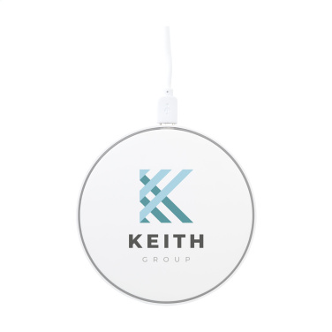 Logo trade promotional giveaways picture of: Coil RCS Recycled Wireless Charger