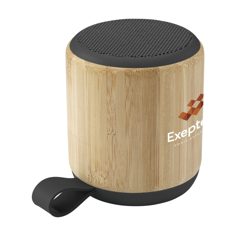 Logo trade promotional gifts picture of: Timor Bamboo Wireless Speaker