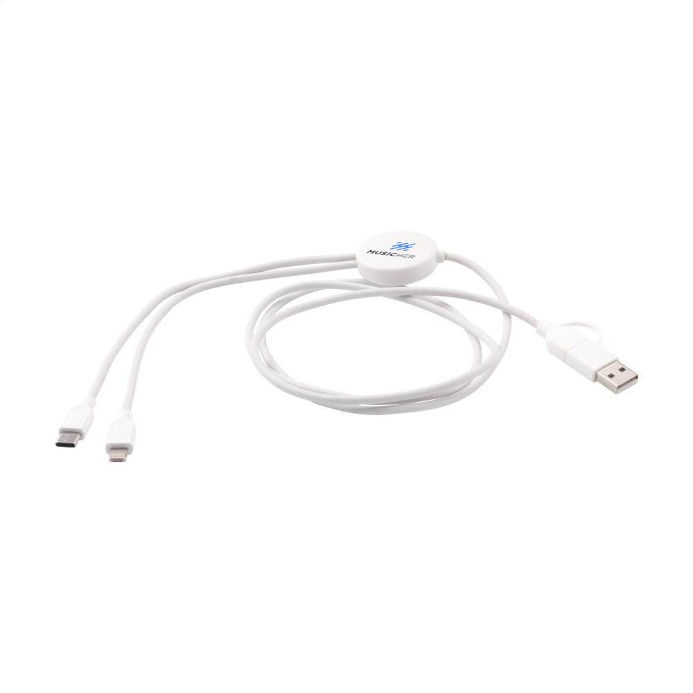 Logotrade corporate gifts photo of: Charging Cable RCS Recycled ABS-TPE