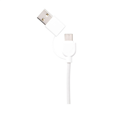 Logo trade promotional products picture of: Charging Cable RCS Recycled ABS-TPE