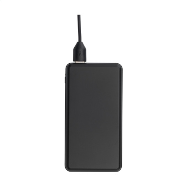 Logotrade corporate gift image of: Boru Bamboo RCS Recycled ABS Powerbank Wireless Charger