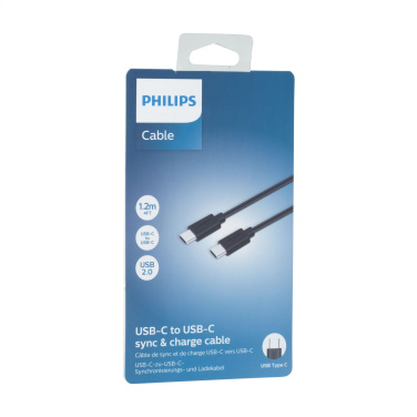 Logo trade promotional product photo of: Philips Cable USB-C to USB-C