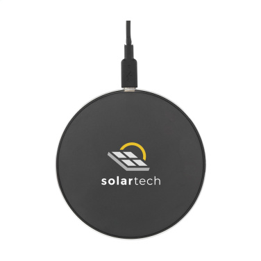 Logotrade business gift image of: Tecco GRS Recycled Alu 15W Wireless Charger