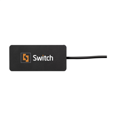 Logo trade advertising products picture of: Tecco GRS Recycled Alu USB Hub