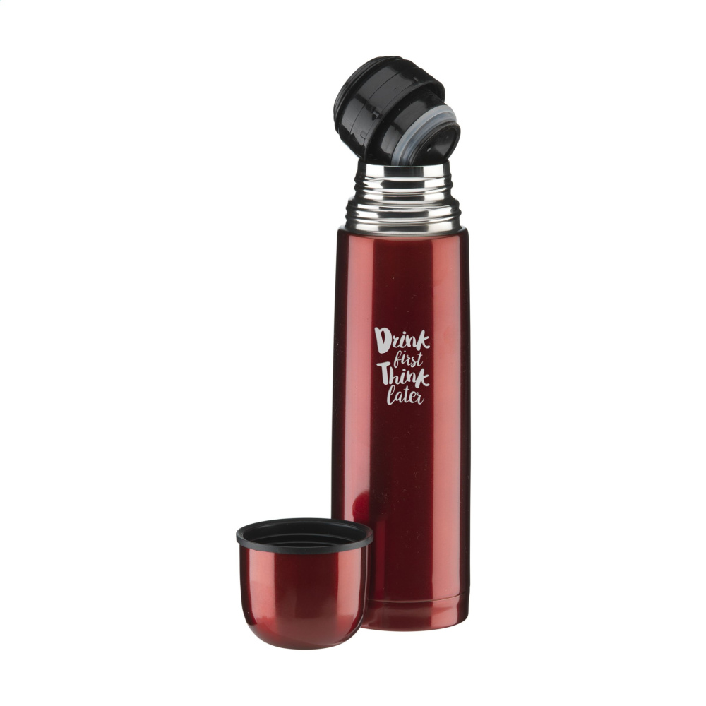 Logo trade promotional products image of: ThermoColour 500 ml thermo bottle