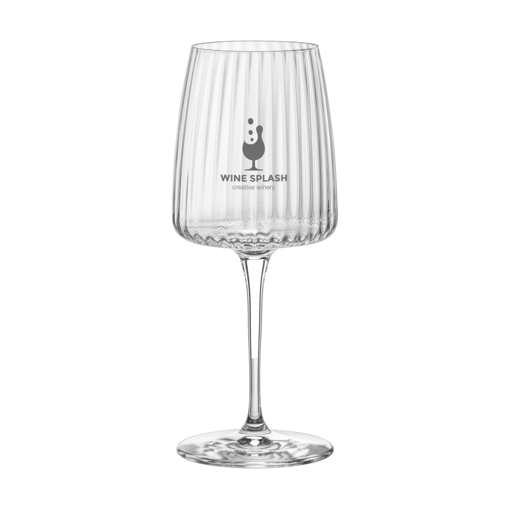 Logo trade corporate gifts image of: Ribbio Wine Glass 370 ml