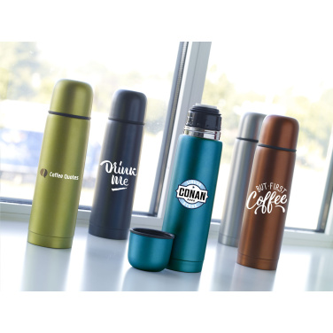 Logo trade promotional giveaways image of: Frosted Bottle 500 ml thermo bottle
