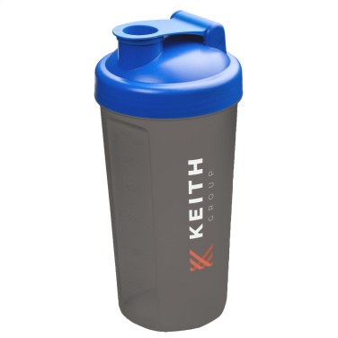 Logo trade promotional gifts image of: Shaker Protein 600 ml drinking cup