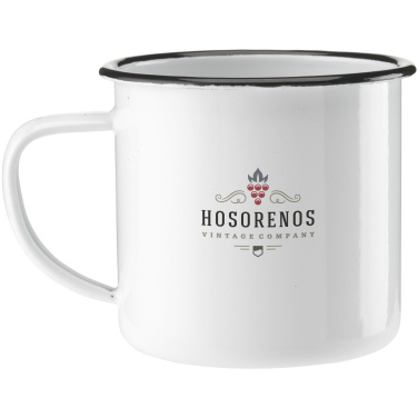 Logo trade promotional item photo of: Retro Enamel Mug 350 ml