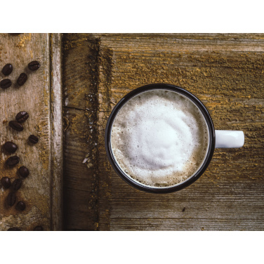 Logo trade promotional merchandise image of: Retro Enamel Mug 350 ml