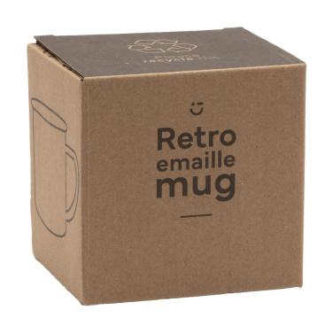 Logo trade promotional merchandise image of: Retro Enamel Mug 350 ml