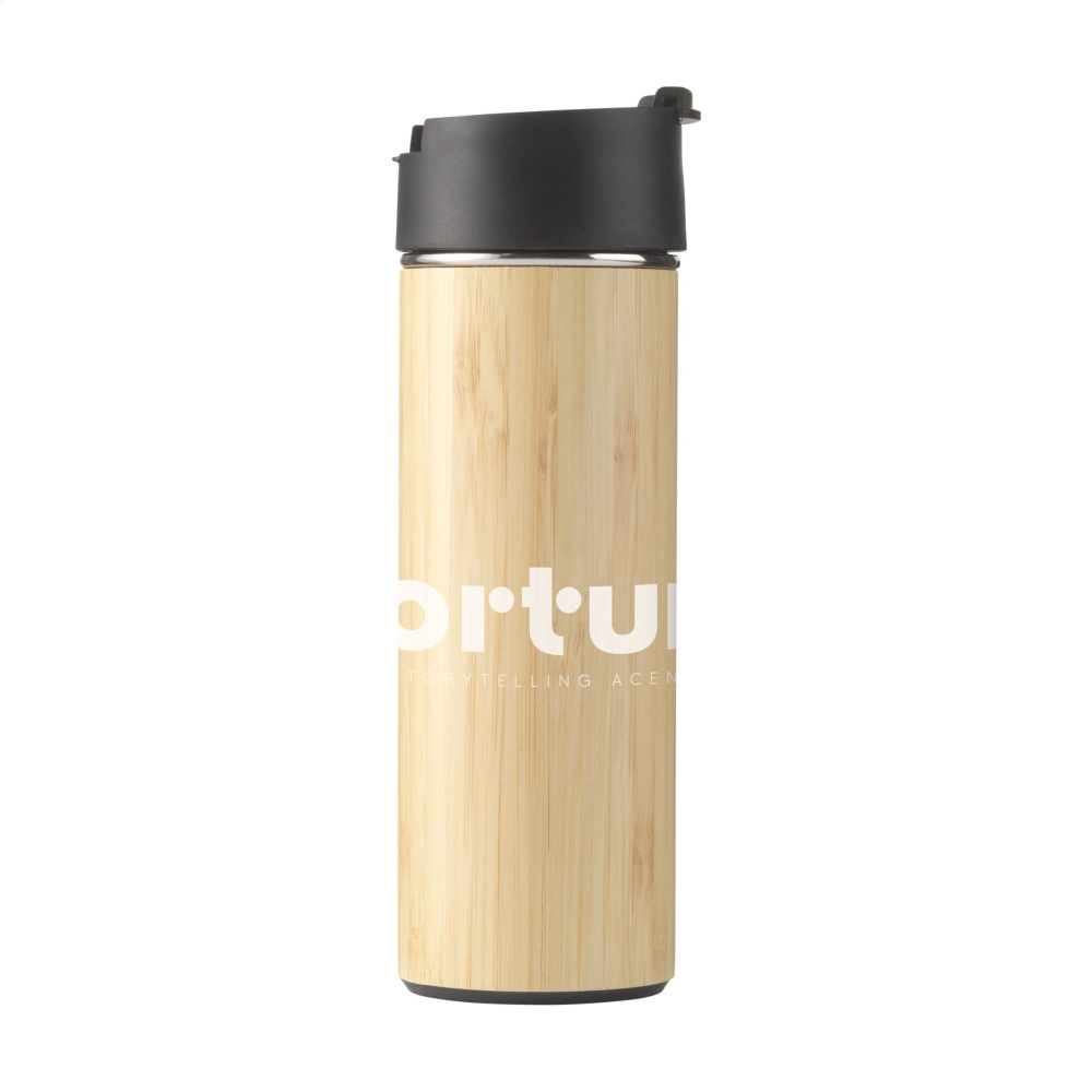 Logotrade promotional item picture of: Sakura 360 ml bamboo thermo bottle/thermo cup