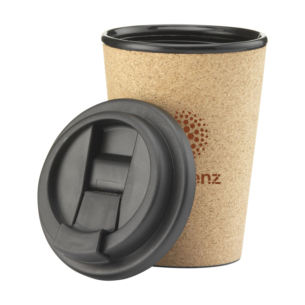Logo trade promotional gift photo of: Attea Cork 350 ml coffee cup