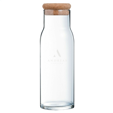 Logo trade promotional item photo of: Algarve Carafe 1 L with a cork cap