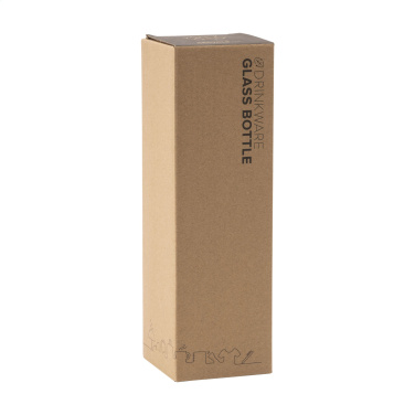 Logo trade promotional giveaways image of: Frosty Glass Bottle 550 ml drinking bottle