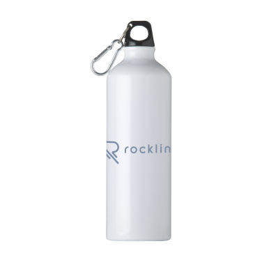 Logo trade business gift photo of: AluMaxi GRS Recycled 750 ml water bottle