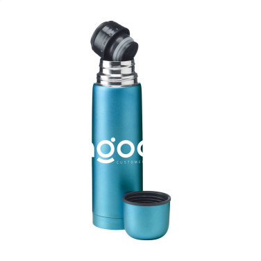 Logotrade advertising product picture of: Frosted Bottle RCS Recycled Steel 500 ml thermo bottle