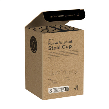 Logo trade promotional giveaway photo of: Huevo RCS Recycled Steel Cup 350 ml thermo cup