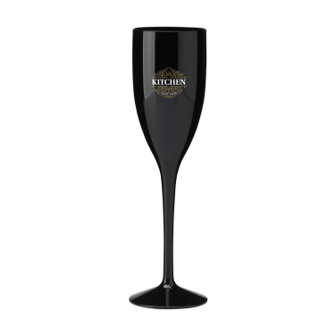 Logo trade promotional items picture of: Lunaire Reusable Champagne Glass 150 ml