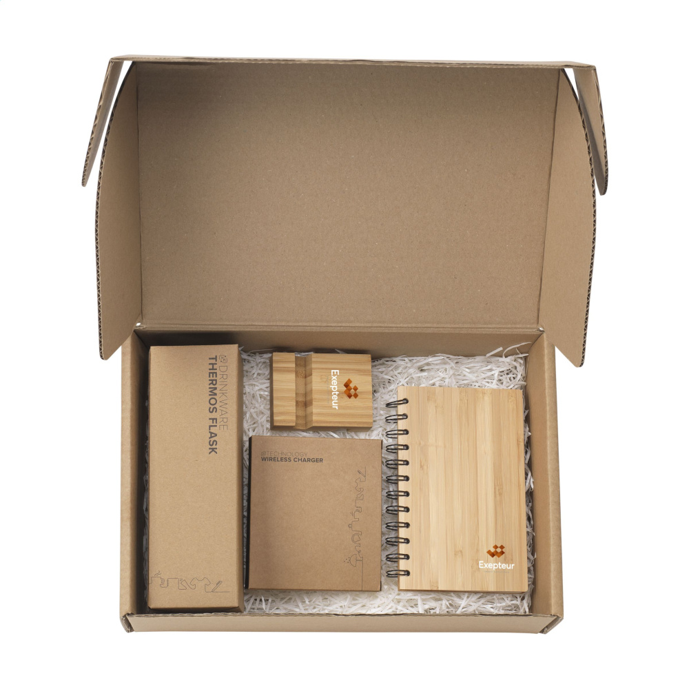 Logotrade corporate gift picture of: Merch Set Bamboo Boost