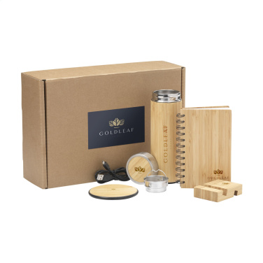 Logo trade corporate gifts image of: Merch Set Bamboo Boost