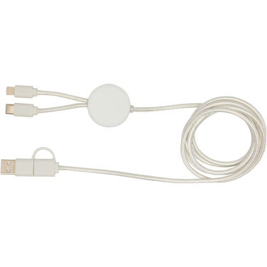 Logo trade promotional items picture of: Citala 5-in-1 recycled plastic 150 cm data sync and 27W fast charge cable