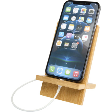 Logotrade promotional gift image of: Ceibo detachable bamboo phone stand