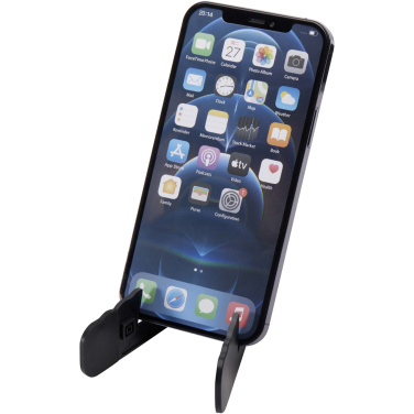 Logo trade promotional products picture of: Buna recycled plastic foldable tablet and phone stand