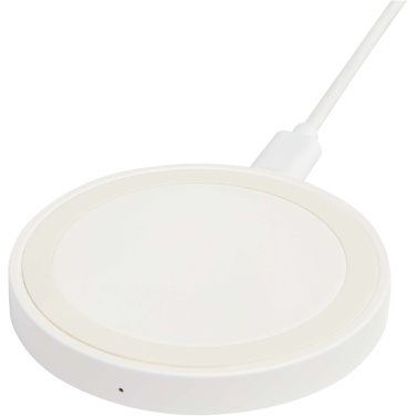 Logo trade business gift photo of: Freal 15W recycled plastic wireless charging pad
