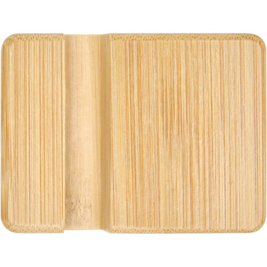 Logo trade promotional items picture of: Ebla bamboo phone stand