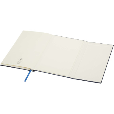 Logotrade advertising products photo of: Alejandra A5 recycled plastic hard cover notebook