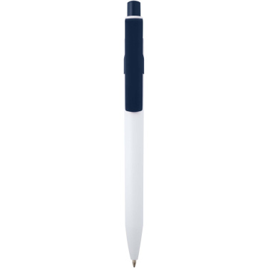 Logotrade promotional gift image of: Unica recycled plastic ballpoint pen (blue ink)