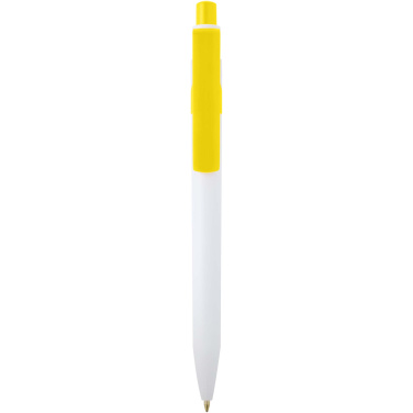 Logo trade promotional items image of: Unica recycled plastic ballpoint pen (black ink)