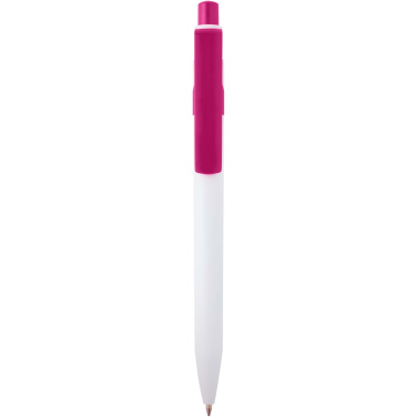 Logo trade promotional merchandise photo of: Unica recycled plastic ballpoint pen (black ink)