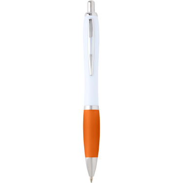 Logo trade promotional items image of: Nash recycled plastic ballpoint pen (blue ink)