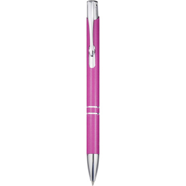 Logo trade promotional gifts picture of: Moneta recycled aluminium ballpoint pen (blue ink)