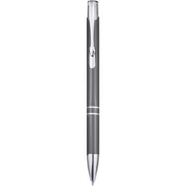 Logo trade promotional items image of: Moneta recycled aluminium ballpoint pen (blue ink)