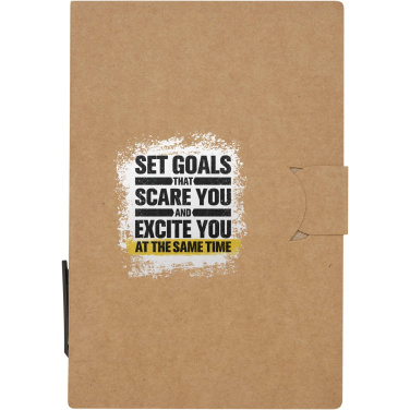 Logotrade promotional giveaway picture of: Swift sticky notes booklet with ballpoint pen (black ink)