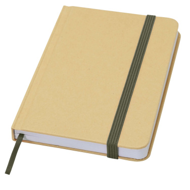 Logo trade corporate gift photo of: Reed A6 recycled hard cover notebook with plain pages