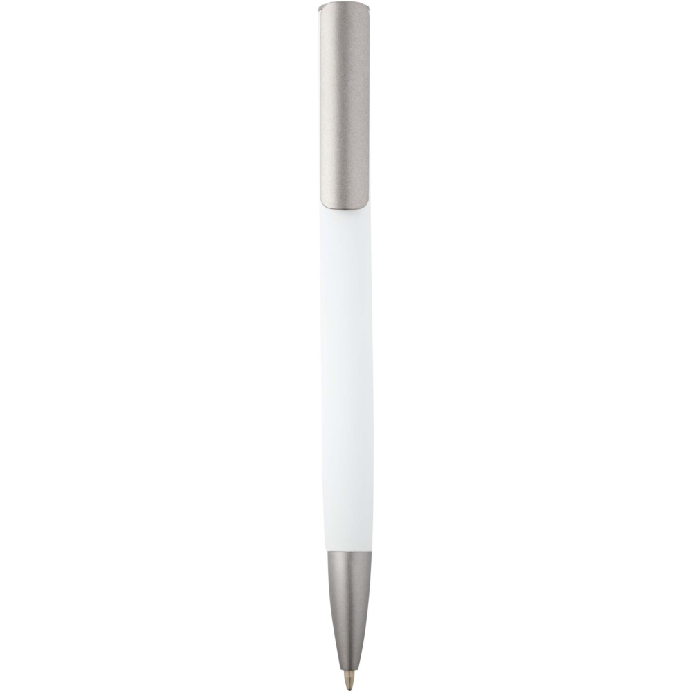 Logotrade promotional gift image of: Ziguur recycled aluminium ballpoint pen (black ink)