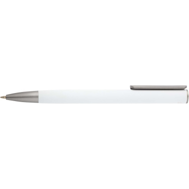 Logo trade promotional item photo of: Ziguur recycled aluminium ballpoint pen (black ink)