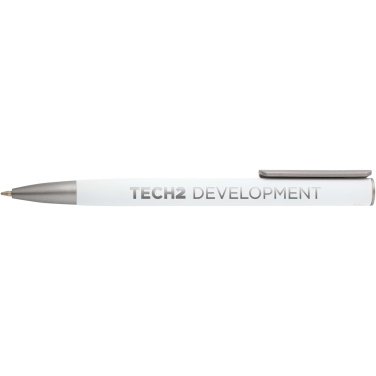 Logo trade corporate gifts picture of: Ziguur recycled aluminium ballpoint pen (black ink)