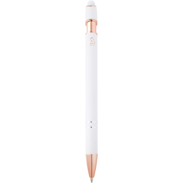 Logo trade advertising products image of: Nanna ballpoint pen with rose gold finish (black ink)